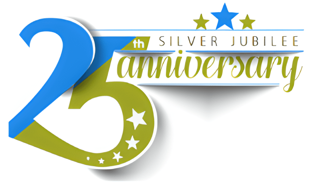 25 years silver jubilee
